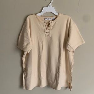 Cream Colored top by Chaus